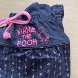 Vintage Winnie the Pooh Floral Chambray Pants - 6/9