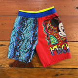 Vintage Mickey NWOT Surf Print Shorts/Swim Shorts - 12m to 2T