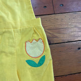 Vintage 70's Tulip Pocket Romper - 3/4T (tagged 4T)