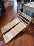 Lily & River Little Climber Pikler Triangle With 2 Rockwall/Slide