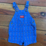Vintage OshKosh Tugboat Sailor Shortalls - 2T