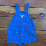 Vintage OshKosh Tugboat Sailor Shortalls - 2T