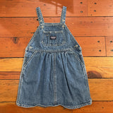 Vintage Oshkosh Denim Jumper Dress - 4T