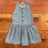 Vintage Oshkosh Denim Button Dress - 5