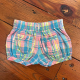 Vintage Y2K OshKosh Plaid Bubble Shorts - 12m