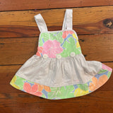 Vintage Hawaiian Floral Dress - 18/24m