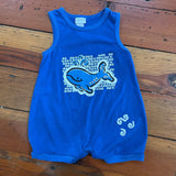 Vintage 90's Carter's Whale Romper - 18/24m