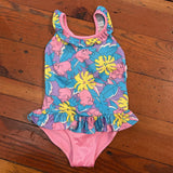 Vintage Hippo Skirted Swimsuit - 6X