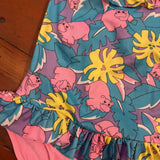 Vintage Hippo Skirted Swimsuit - 6X