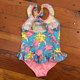 Vintage Hippo Skirted Swimsuit - 6X