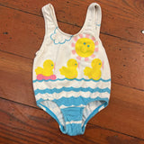 Vintage Ducky Swimsuit - 12m