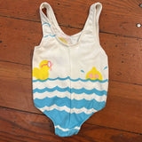 Vintage Ducky Swimsuit - 12m