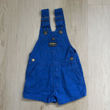 Vintage OshKosh Blue Shortalls - 2/3T (tagged 3T)