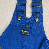 Vintage OshKosh Blue Shortalls - 2/3T (tagged 3T)
