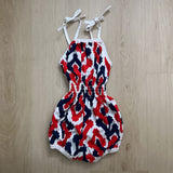 Vntage Abstract Design Sunsuit Romper - 2T (flexible)