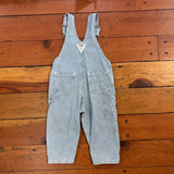 Vintage OshKosh Engineer Stripe Overalls - 2T