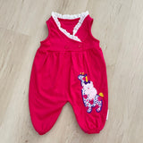 Vintage Health-tex Giraffe Appliqué Romper - 0-5m