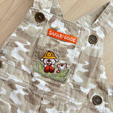 Vintage Safari Guide Camo Shortalls - 3/6m