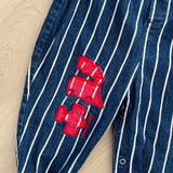 Vintage Health-tex Denim Striped Romper and Top Set - 2T