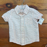 5 Piece Gray Overalls + Outfit + Shorts + Button-Up Bundle - 12-18M