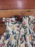 Floral Dress with Diaper Cover - 3-6M