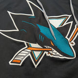 San Jose Sharks Jersey Hooded Pullover - Small runs like 8/10
