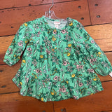 6 piece Pink + Green Floral and Plaid Sale Bundle - Size 6-12m