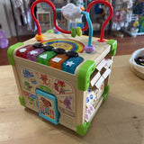 LeapFrog Touch and Learn Electronic Musical Light-Up Wooden Activity Cube