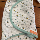 Velcro swaddle w/ zipper - S/M