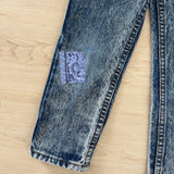 Levi's Orange Tab Acid Wash Jeans - 5 Slim
