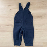 Vintage OshKosh Blue Cotton Overalls - 2T+