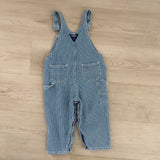 Vintage OshKosh Engineer Stripe Overalls - 2T toward 3T