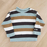 Vintage Carter's Striped Knit Cotton Sweater - 18/24m