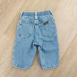 Vintage OshKosh Light Wash Unisex Baby Jeans - 3/6m