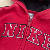 Y2K Nike Striped Hoodie Sweatshirt - 12m