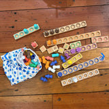 Lovevery Montessori Math Bars & Number Tiles