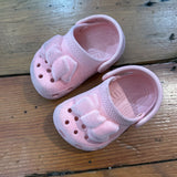 Velvet Crocs - 2/3 - NWOT but slight discoloration on one toe