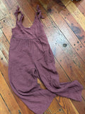 Zipper nursing jumpsuit - M