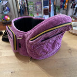 Purple Velvet Tush Baby Carrier