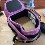 Purple Velvet Tush Baby Carrier