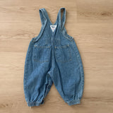 Vintage OshKosh Pleated Front Bubble Overalls - 6/9m