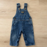 Vintage OshKosh Denim Overalls - 6/9m