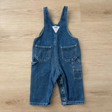 Vintage OshKosh Denim Overalls - 12/18m (tagged 12m)
