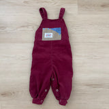 Vintage OshKosh Pleated Front Denim Overalls - 12/18m (tagged 12m)