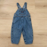 Vintage OshKosh Pleated Front Denim Overalls - 2/3T (Tagged 2T)
