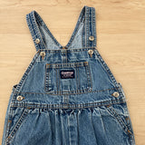 Vintage OshKosh Pleated Front Denim Overalls - 2/3T (Tagged 2T)