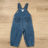 Vintage OshKosh Pleated Front Denim Overalls - 2/3T (Tagged 2T)