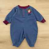 Vintage Baby B'Gosh Puppy Sweatshirt Romper - 9/12m (Tagged 12m)