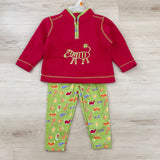 Vintage NWOT Zebra Sweatshirt and Animal Leggings Set - 18/24m (Tagged 18m)