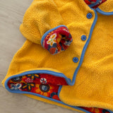 Vintage Y2K Zatano Floral Reversible Fleece Sweatshirt - 18/24m